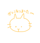 うさぎの返事（個別スタンプ：15）