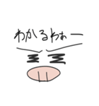 まゆげフレンズ4 - ドアップ顔（個別スタンプ：29）