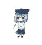 ネコミミキャスケット（個別スタンプ：1）