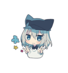 ネコミミキャスケット（個別スタンプ：3）