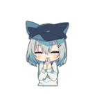 ネコミミキャスケット（個別スタンプ：11）