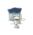 ネコミミキャスケット（個別スタンプ：20）