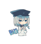 ネコミミキャスケット（個別スタンプ：22）