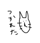 猫と下手文字（個別スタンプ：7）