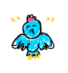 LITTLE BLUE BIRD（個別スタンプ：3）