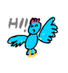 LITTLE BLUE BIRD（個別スタンプ：5）