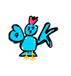 LITTLE BLUE BIRD（個別スタンプ：6）