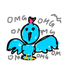 LITTLE BLUE BIRD（個別スタンプ：8）