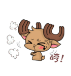 Q deer-Maybe（個別スタンプ：2）