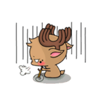 Q deer-Maybe（個別スタンプ：7）