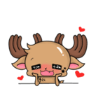 Q deer-Maybe（個別スタンプ：13）