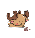 Q deer-Maybe（個別スタンプ：15）