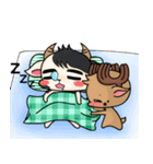 Q deer-Maybe（個別スタンプ：20）