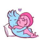 Pink and Blue - Daily Love（個別スタンプ：10）