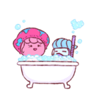 Pink and Blue - Daily Love（個別スタンプ：13）