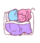 Pink and Blue - Daily Love（個別スタンプ：14）
