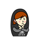 クロさんのための黒スタンプ 5（個別スタンプ：12）