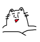 へんてこネコちゃんと仲間たち（個別スタンプ：3）