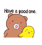 Bear 4 (English)（個別スタンプ：18）