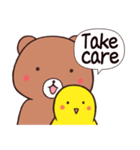 Bear 4 (English)（個別スタンプ：37）