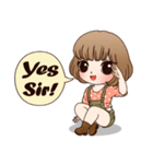 Yuri mini size_Eng（個別スタンプ：15）