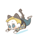 仲良し猫ちゃんず（個別スタンプ：3）