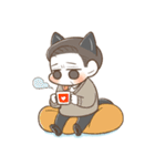 仲良し猫ちゃんず（個別スタンプ：8）