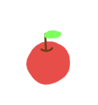 red apples（個別スタンプ：1）