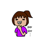 Abby painted the world - myself（個別スタンプ：11）