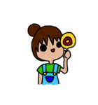 Abby painted the world - myself（個別スタンプ：14）