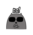 Grey Cool Cat（個別スタンプ：2）