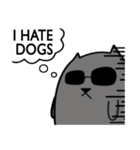 Grey Cool Cat（個別スタンプ：6）