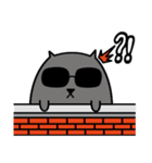 Grey Cool Cat（個別スタンプ：16）