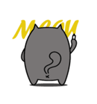 Grey Cool Cat（個別スタンプ：19）