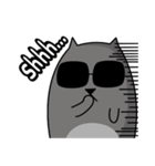 Grey Cool Cat（個別スタンプ：23）