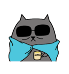 Grey Cool Cat（個別スタンプ：24）