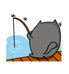 Grey Cool Cat（個別スタンプ：25）