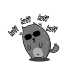 Grey Cool Cat（個別スタンプ：30）