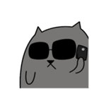 Grey Cool Cat（個別スタンプ：40）
