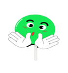 Green Lolipop' Candy（個別スタンプ：14）