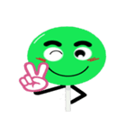 Green Lolipop' Candy（個別スタンプ：38）