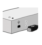 USB Type スタンプ（個別スタンプ：8）