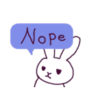 Depressed Bunny's Stamps in English（個別スタンプ：2）