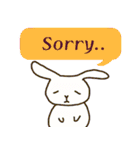 Depressed Bunny's Stamps in English（個別スタンプ：11）