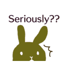 Depressed Bunny's Stamps in English（個別スタンプ：14）