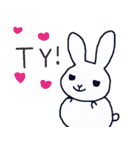 Depressed Bunny's Stamps in English（個別スタンプ：16）