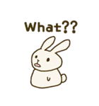 Depressed Bunny's Stamps in English（個別スタンプ：17）