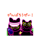 やっぱりテニス！ももいろ黒猫（個別スタンプ：39）