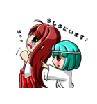 幽霊少女と巫女の日常（個別スタンプ：15）