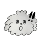 トイプードル 黒ちゃん（個別スタンプ：4）
